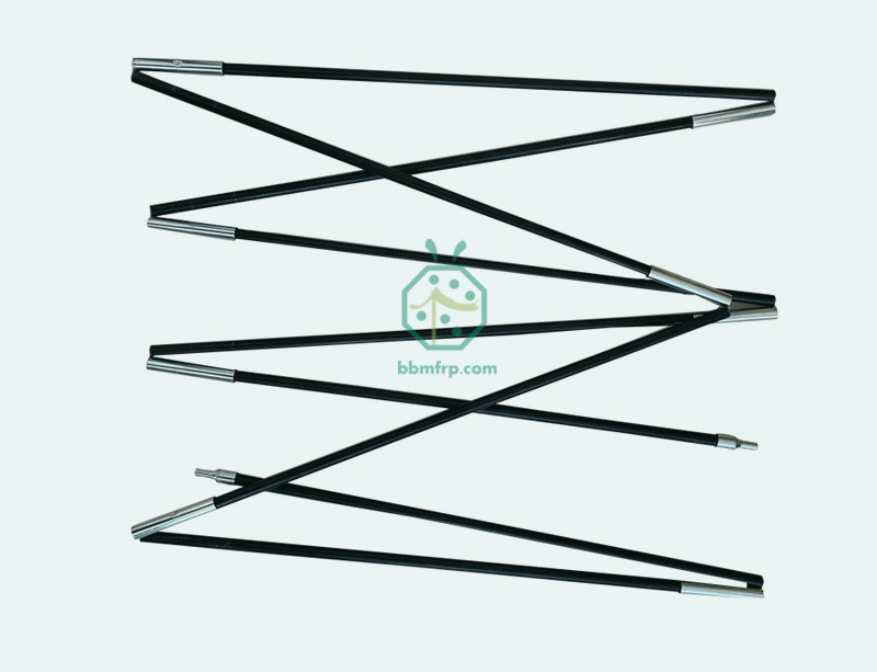 High strength light weight pultruded fiberglass tent pole supplier from China