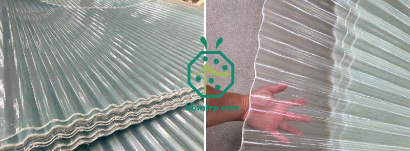 clear fiberglass panels for roofing